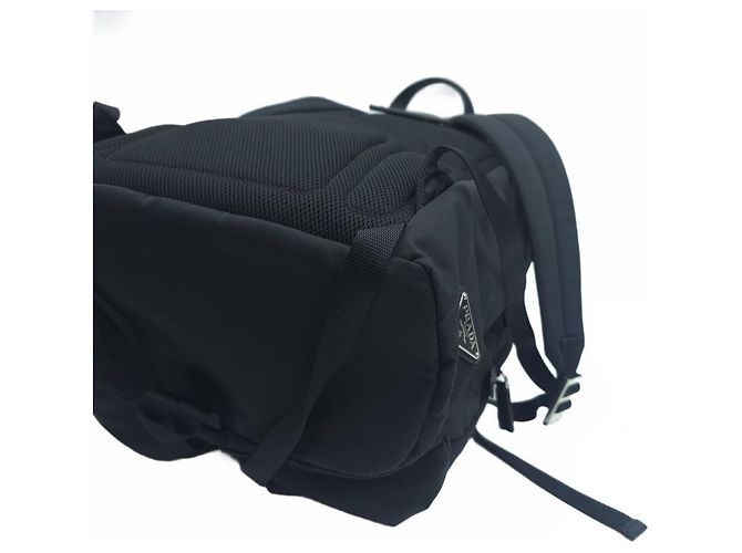 Prada Tesuto Nylon Multi-Pocket Rucksack Black Schwarz - Ansicht 16