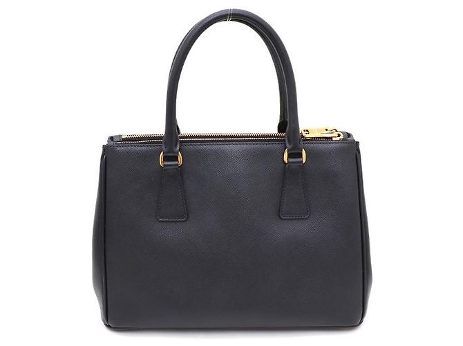 Prada Borsa Galleria Saffiano Lux Medium Tote Bag e Borsa a Tracolla Nero - vista 3