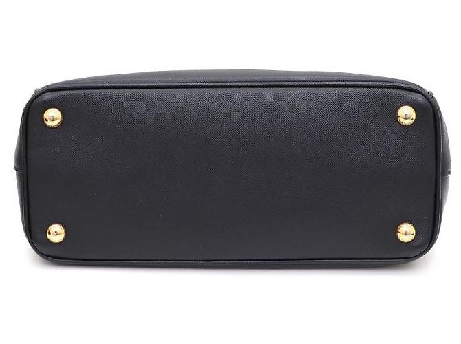 Prada Borsa Galleria Saffiano Lux Medium Tote Bag e Borsa a Tracolla Nero - vista 8