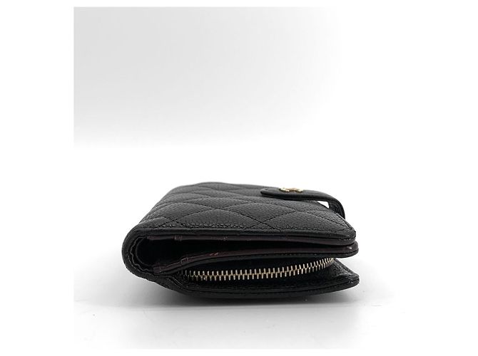 Chanel Caviar Gold-Stamped Diary Wallet Black - view 3