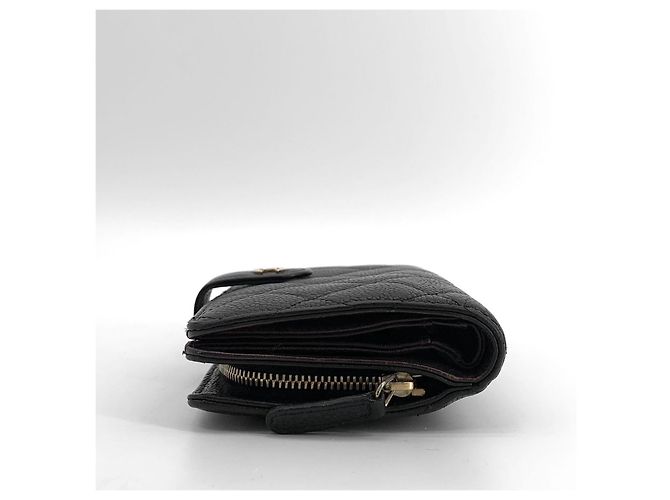 Chanel Caviar Gold-Stamped Diary Wallet Black - view 4