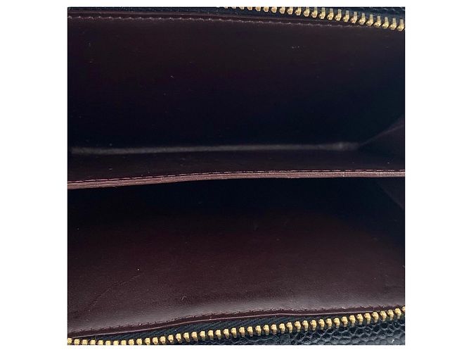 Chanel Caviar Gold-Stamped Diary Wallet Black - view 6