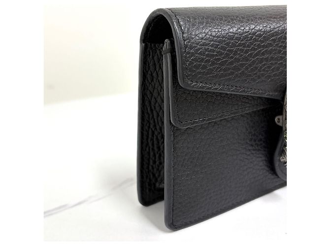 Gucci Borsa a tracolla Dionysus Super Mini con catena Nero - vista 10
