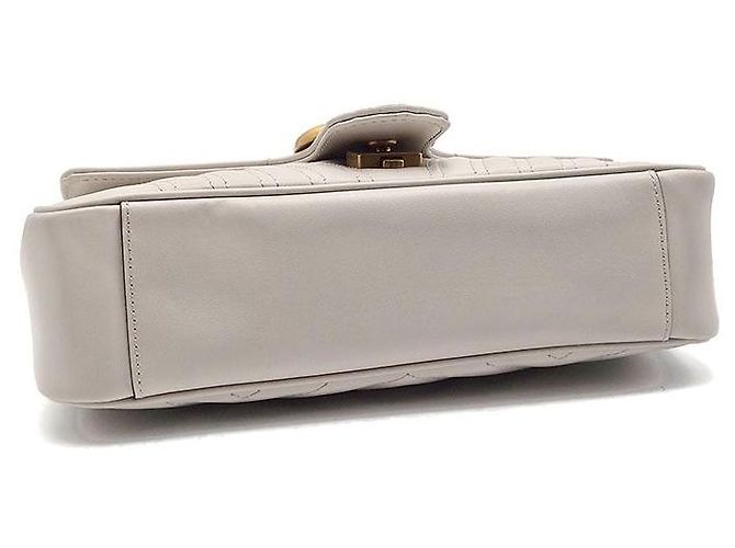 Gucci Borsa a tracolla Marmont Matelassé Marrone - vista 7