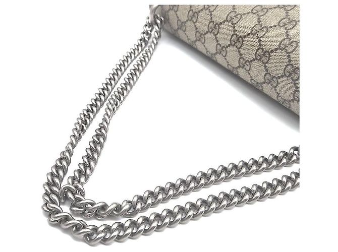 Gucci Borsa a tracolla Dionysus Supreme Chain Marrone - vista 5