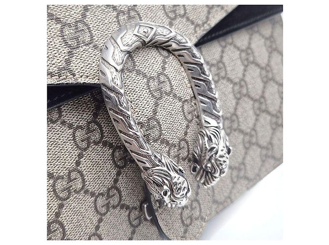 Gucci Borsa a tracolla Dionysus Supreme Chain Marrone - vista 8