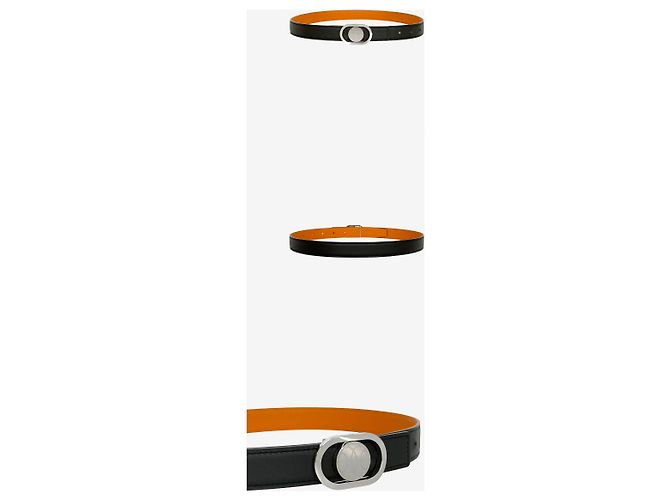 Hermès Reversibler Gürtel für Damen Größe Schwarz - Ansicht 2