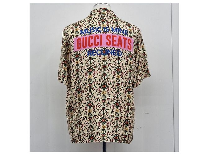 Gucci Camicia di seta beige - vista 8