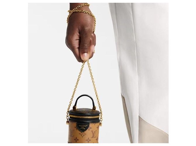Louis Vuitton Borsa a tracolla Micro Cannes Chain Bag Monogram Reverse Canvas Dalmatian Animogram Multicolore - vista 10