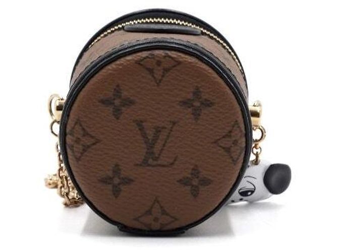 Louis Vuitton Borsa a tracolla Micro Cannes Chain Bag Monogram Reverse Canvas Dalmatian Animogram Multicolore - vista 6