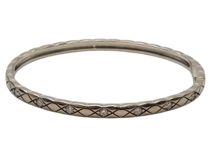 Chanel Bracciale Coco Crush Diamanti Oro Bianco Multicolore - vista 4
