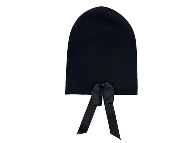 Chanel Kaschmir-Beanie Schwarz - Ansicht 6