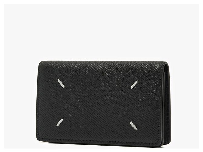 Maison Martin Margiela Stitched Grain Card Holder Black - view 5