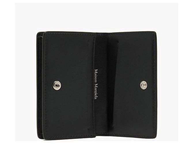 Maison Martin Margiela Stitched Grain Card Holder Black - view 7