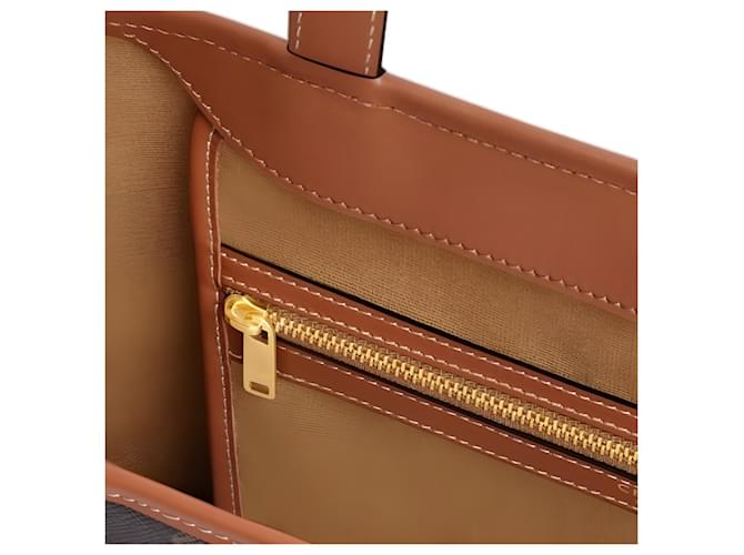 Céline Triomphe Medium Cabas Tasche Braun - Ansicht 8