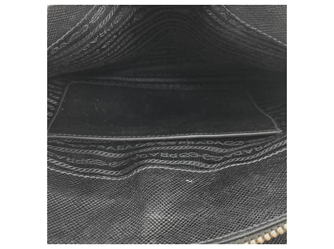 Prada Saffiano Top Handle Tote Bag Schwarz - Ansicht 16