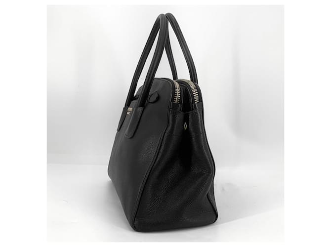 Prada Saffiano Top Handle Tote Bag Schwarz - Ansicht 5
