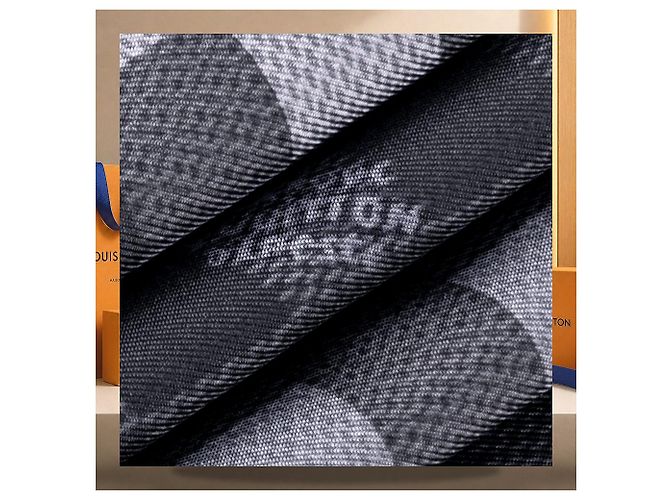 Louis Vuitton Damier Einstecktuch Black Schwarz - Ansicht 3