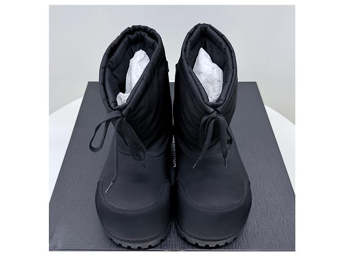 Balenciaga Skiwear Nylon Low Boots Black - view 6