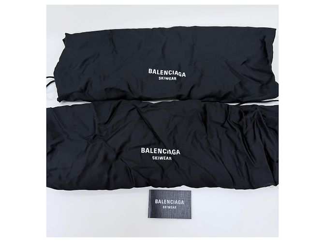 Balenciaga Skiwear Nylon Low Boots Black - view 9