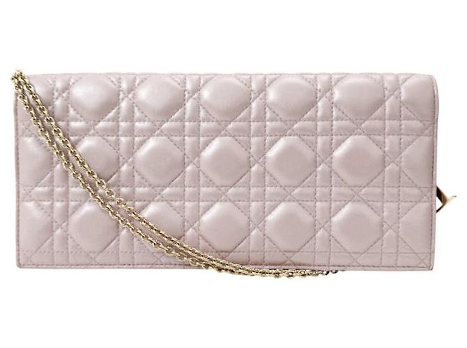 Dior Borsa a Tracolla Clutch Lady Cannage Porta-Telefono Rosa - vista 2