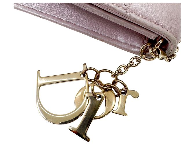 Dior Borsa a Tracolla Clutch Lady Cannage Porta-Telefono Rosa - vista 9