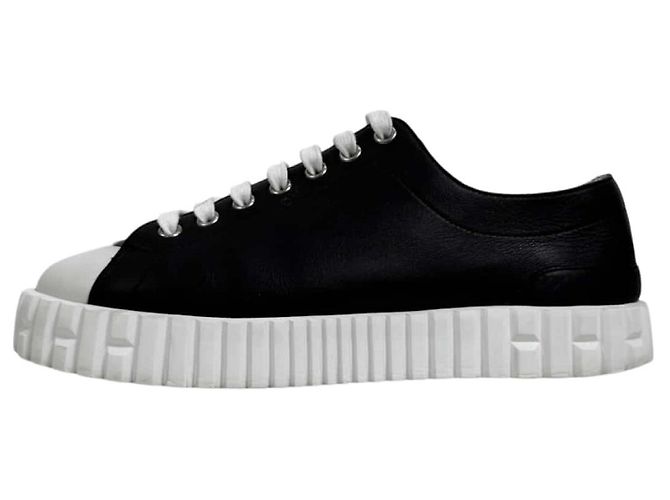 Hermès Sneakers basse da donna in pelle di vitello Cross - Nero - vista 6