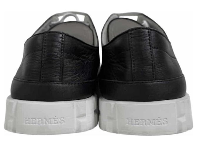 Hermès Sneakers basse da donna in pelle di vitello Cross - Nero - vista 9