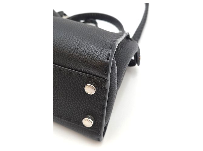 Fendi Peekaboo Mini Black Preto - vista 11