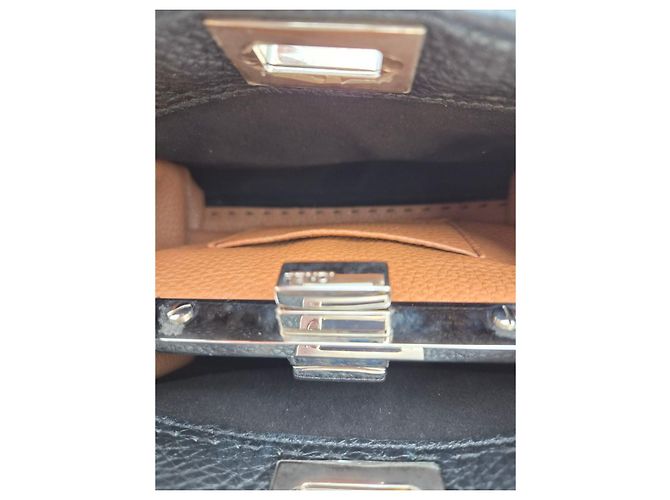Fendi Peekaboo Mini Black Preto - vista 14