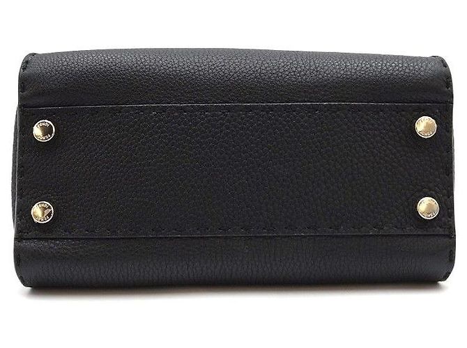 Fendi Peekaboo Mini Black Preto - vista 9