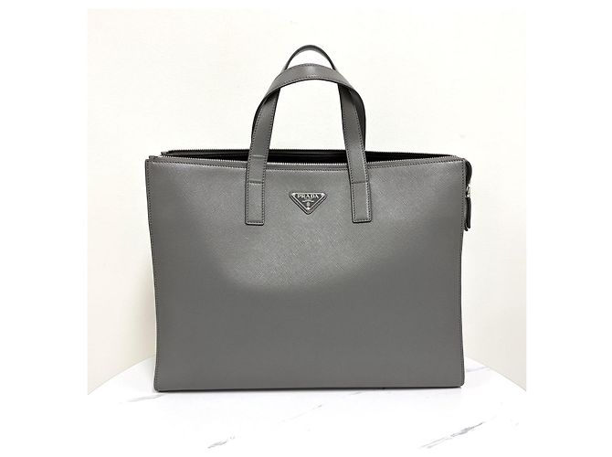 Prada Borsa Tote Porta documenti in pelle Saffiano - vista 6