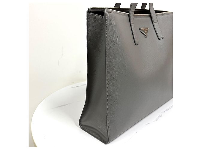 Prada Borsa Tote Porta documenti in pelle Saffiano - vista 8