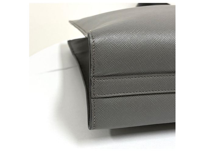 Prada Borsa Tote Porta documenti in pelle Saffiano - vista 9