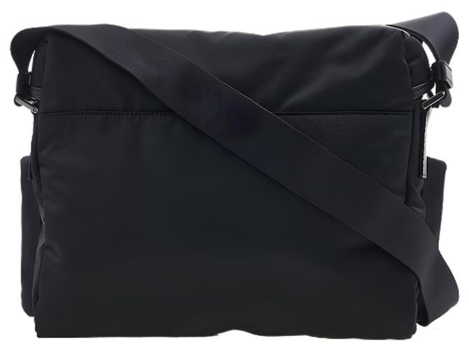 Prada Borsa a tracolla in nylon con logo triangolare Nero - vista 5