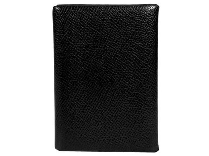 Hermès Tarjetero Calvi Duo Black Noir Negro - vista 5