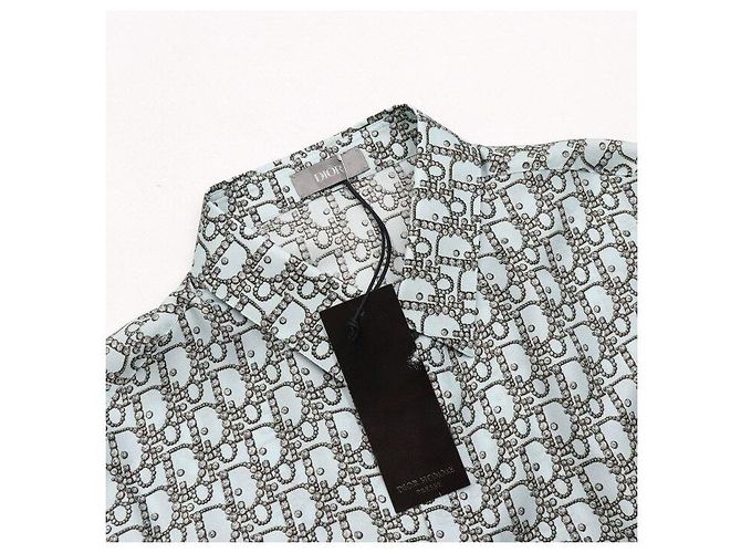 Dior Silk Oblique Homme Kurzarmhemd - Ansicht 5