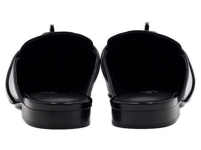 Hermès Mules da donna OZ Oz in pelle di capra nera Nero - vista 6