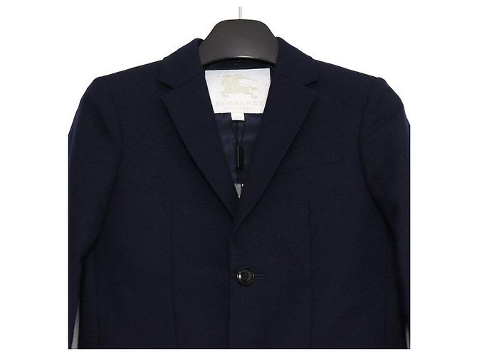 Burberry Chaqueta Blazer Junior para Niños en Lana Navy - vista 2