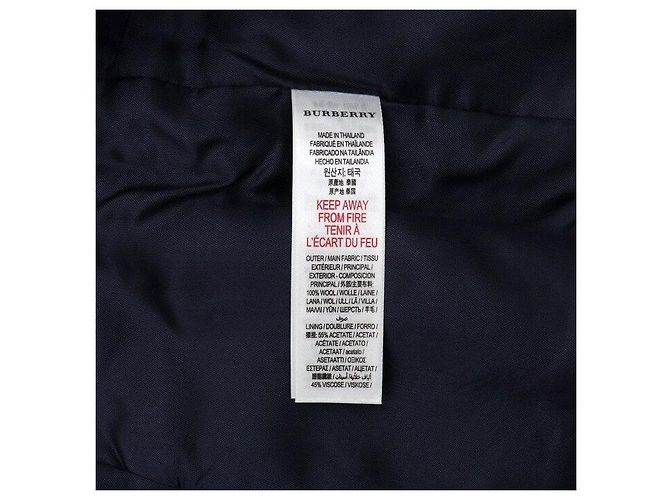 Burberry Chaqueta Blazer Junior para Niños en Lana Navy - vista 6