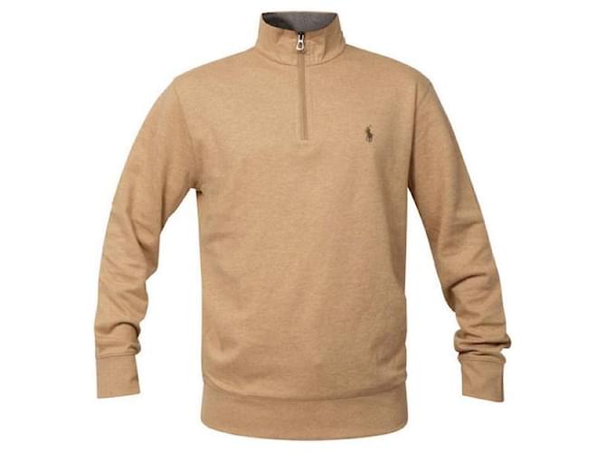 Ralph Lauren Pullover con zip 1/4 Marrone - vista 4