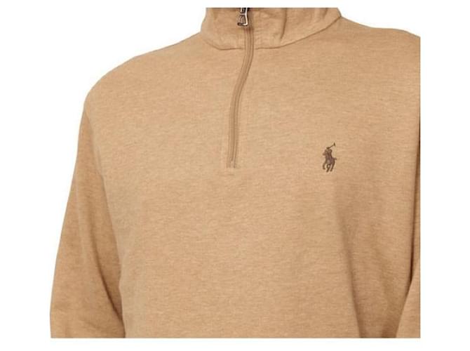 Ralph Lauren Pullover con zip 1/4 Marrone - vista 6