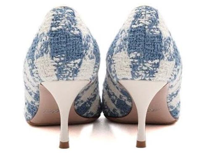 Roger Vivier Multicolor Tweed Flower Strass Pearl Pumps Multiple colors - view 6