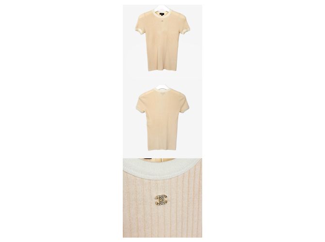 Chanel Camiseta de punto Castaño - vista 2