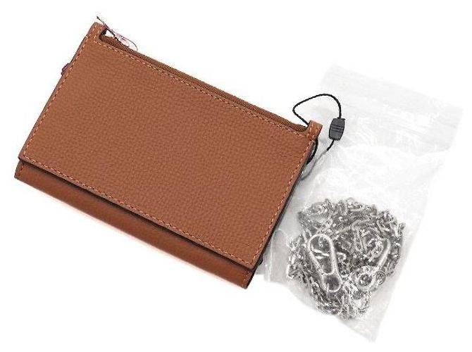 Loewe Borsa a tracolla Anagram WOC Wallet on Chain Marrone - vista 9