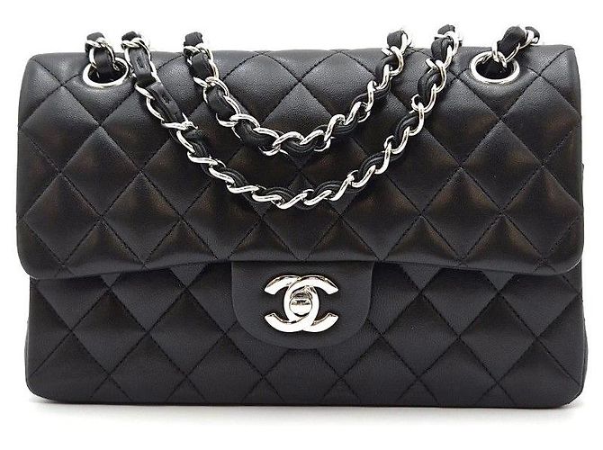 Chanel Classic Small Lambskin Black Year Nero - vista 4