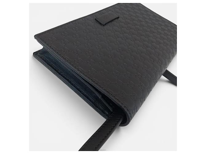 Gucci Borsa a tracolla Micro GG Shima Nero - vista 6
