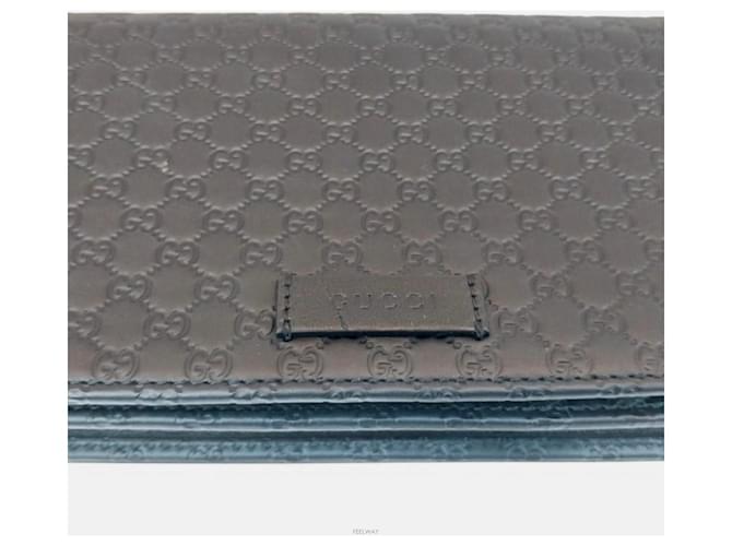 Gucci Borsa a tracolla Micro GG Shima Nero - vista 7