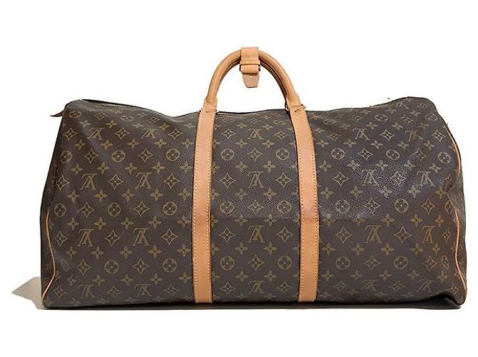 Louis Vuitton Monogram Keepall Marrom - vista 3