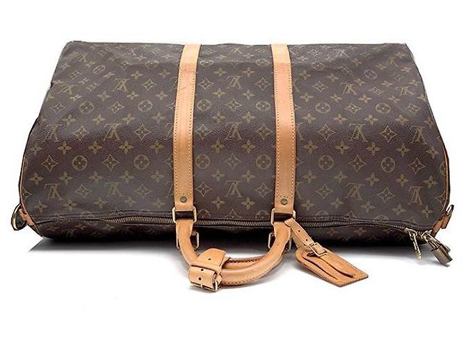 Louis Vuitton Monogram Bandoulière Keepall Marrone - vista 6